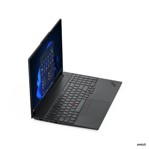 Лаптоп, Lenovo ThinkPad E16 G3 AMD Ryzen 7 250 (up to 5.1GHz, 16MB L3), 32GB (16+16) DDR5-5600, 1TB SSD, 16" WUXGA (1920x1200) IPS AG, Integrated AMD Radeon 780M Graphics, 1080p&IR Cam, Backlit KB, 4 cell, FPR, WLAN, BT, DOS, 3Y Onsite - image 1