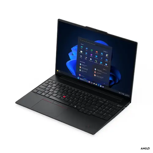Лаптоп, Lenovo ThinkPad E16 G3 AMD Ryzen 7 250 (up to 5.1GHz, 16MB L3), 32GB (16+16) DDR5-5600, 1TB SSD, 16" WUXGA (1920x1200) IPS AG, Integrated AMD Radeon 780M Graphics, 1080p&IR Cam, Backlit KB, 4 cell, FPR, WLAN, BT, DOS, 3Y Onsite - image 2