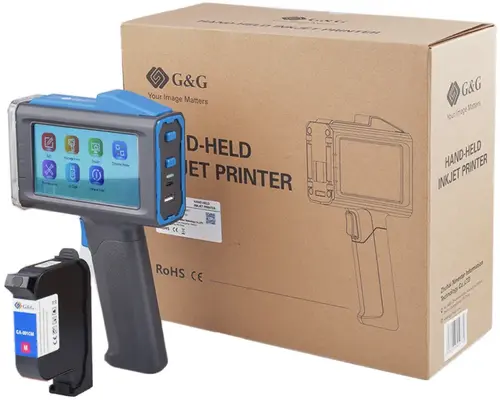 IMPRIMANTĂ DIGITALĂ PORTABILĂ (MOBILĂ) DE MÂNĂ - IMPRIMANTĂ INKJET DE MÂNĂ G&G HH1001C - PN GG-HH1001C (GGHH1001C) - 4