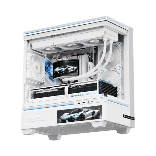 Thermalright водно охлаждане Water Cooling Rainbow Vision 360 Turbo ARGB White - 6.67 inch Curve OLED Display - image 5