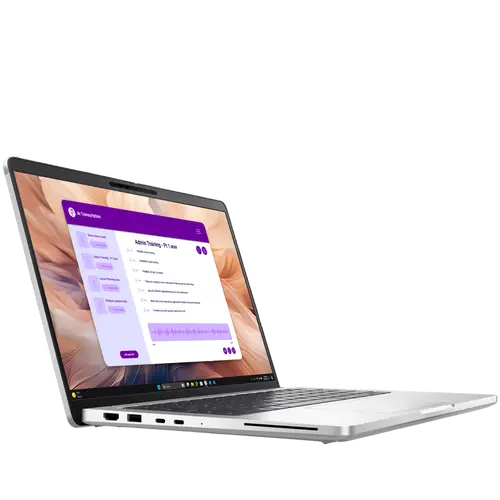 Dell Pro 14 Plus (PB14250), Intel Core Ultra 7 255U(12C, 12 TOPS NPU, up to 5.2GHz), 14.0"FHD+(1920x1200) Non-Touch AG, 16GB (1x16GB) DDR5, 512GB M.2 SSD, Integrated Graphics, WiFi+BT, Cam+Mic, BG Backlit KBD, no FPR, Ubuntu, 3Y Basic Onsite - image 1