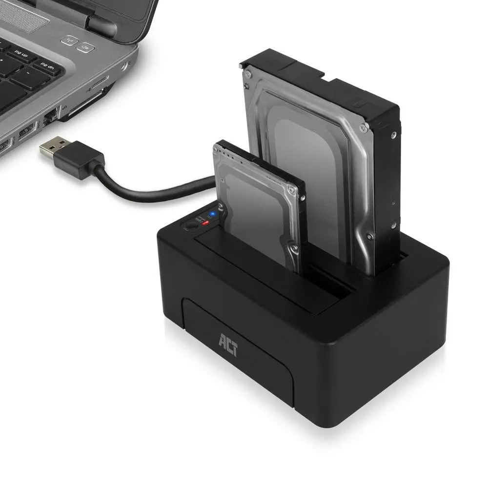 ACT Докинг стейшън AC1504, USB 3.1 Gen1 за 3.5"/2.5" HDD/SSD черен - image 5
