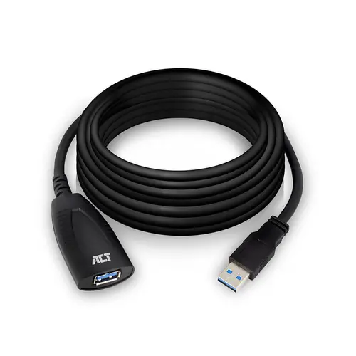ACT USB 3.2 Gen 1 Cablu prelungitor activ USB-A-USB-A, 5m / până la 4x AC6005USB - 1