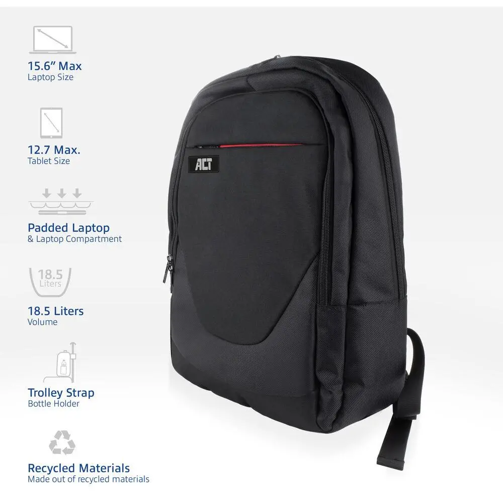 ACT Suburb σακίδιο για laptop 15.6" από ανακυκλωμένα πλαστικά μπουκάλια