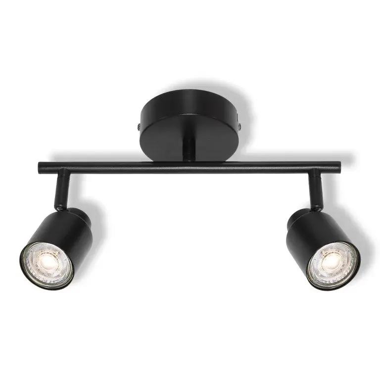 LED ОСВЕТИТЕЛНО ТЯЛО SPOT PRIMAL BLACK 2XGU10 BLACK LEDVANCE