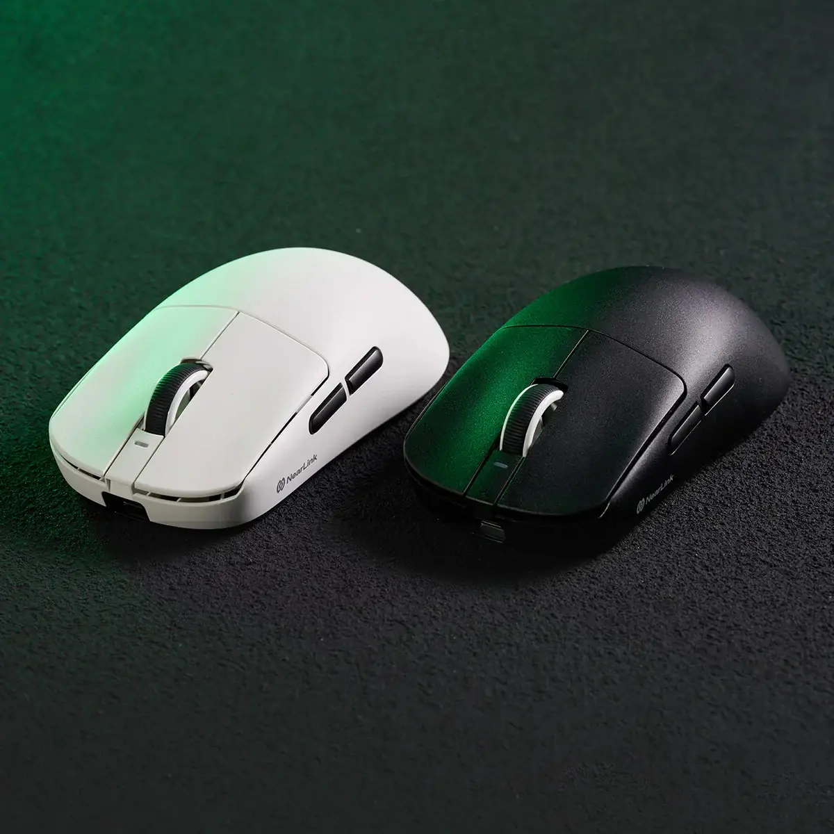VXE επαγγελματικό gaming ποντίκι Ασύρματο Gaming Mouse R1 Nearlink 1K - διακόπτες Huano, Λευκό - image 2