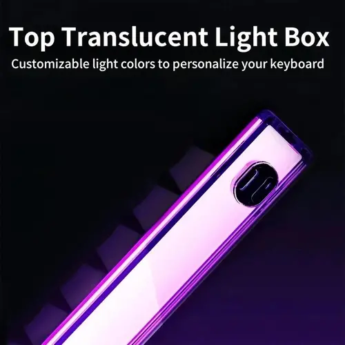 Madlions професионална геймърска механична клавиатура Professional Gaming Mechanical Keyboard NANO 68 WH - 8K, Magnetic Amber Pro Switches, (English US) - image 3