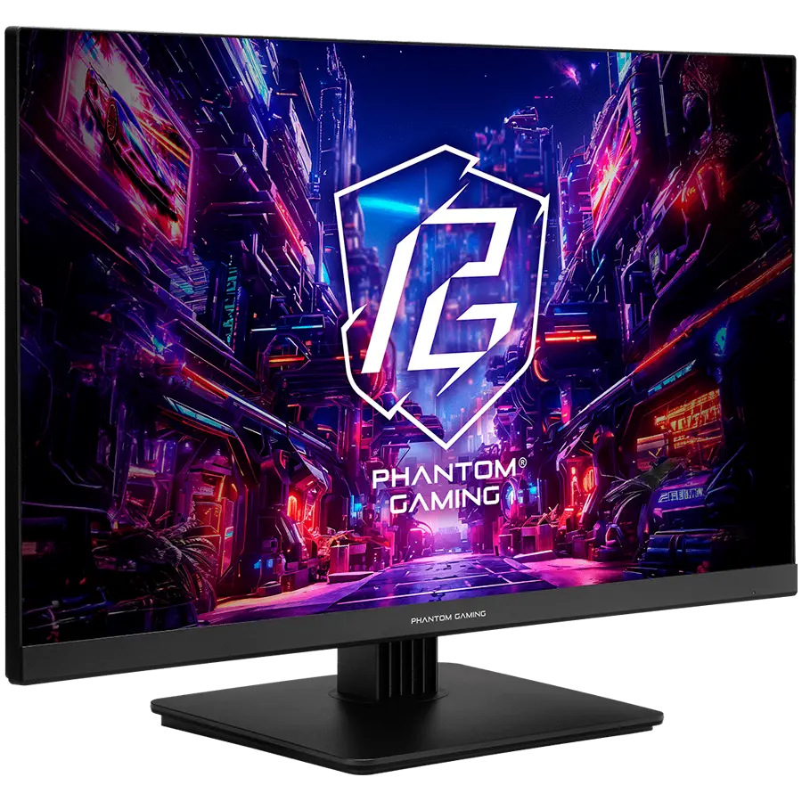 Asrock Gaming Monitor, 27" FHD(1920x1080) IPS, 180 Hz, 123 sRGB, 1000:1, 450 cd/m, 178/178, 1ms (MPRT), Flicker-free, 2x 2W Speakers, 2x HDMI 2.0, 1x DP 1.2, 1x Audio Jack (3.5mm), 3Y - image 1