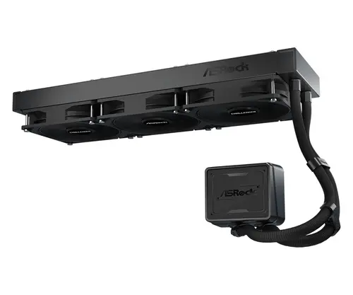 Asrock Challenger Pure 360, AiO liquid cooler, 360 mm radiator, AM5, AM4, LGA1851, LGA1700, 90-ACLA36-BDKGA6, 6Y - image 2