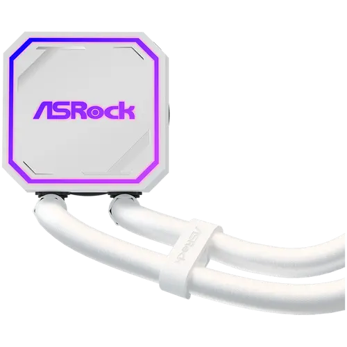 Asrock Pro White 360 ARGB, υγρόψυξη AiO, ψυγείο 360 mm, AM5, AM4, LGA1851, LGA1700, 90-APRA36-WAAGA6, λευκό, 6Y - 4
