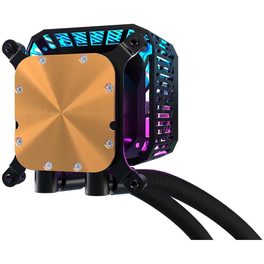 Asrock PHANTOM GAMING 360 LCD, AiO liquid cooler, ARGB, IPS LCD, 360 mm radiator, AM5, AM4, LGA1851, LGA1700, 90-APGA36-BAAGA5, 6Y - image 5