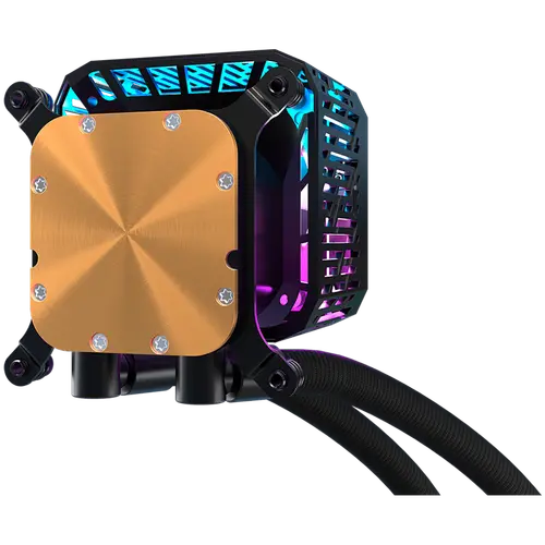 Asrock PHANTOM GAMING 360 LCD, AiO liquid cooler, ARGB, IPS LCD, 360 mm radiator, AM5, AM4, LGA1851, LGA1700, 90-APGA36-BAAGA5, 6Y - image 5