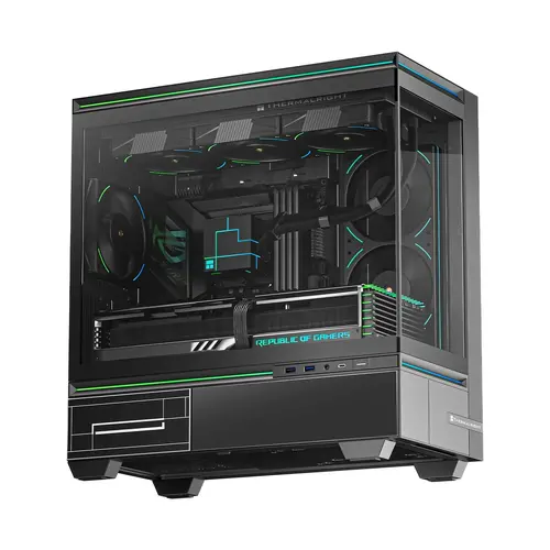 Thermalright carcasă mATX - TL-M10 Negru - 4 x 120 mm ARGB incluse, USB-C - 1