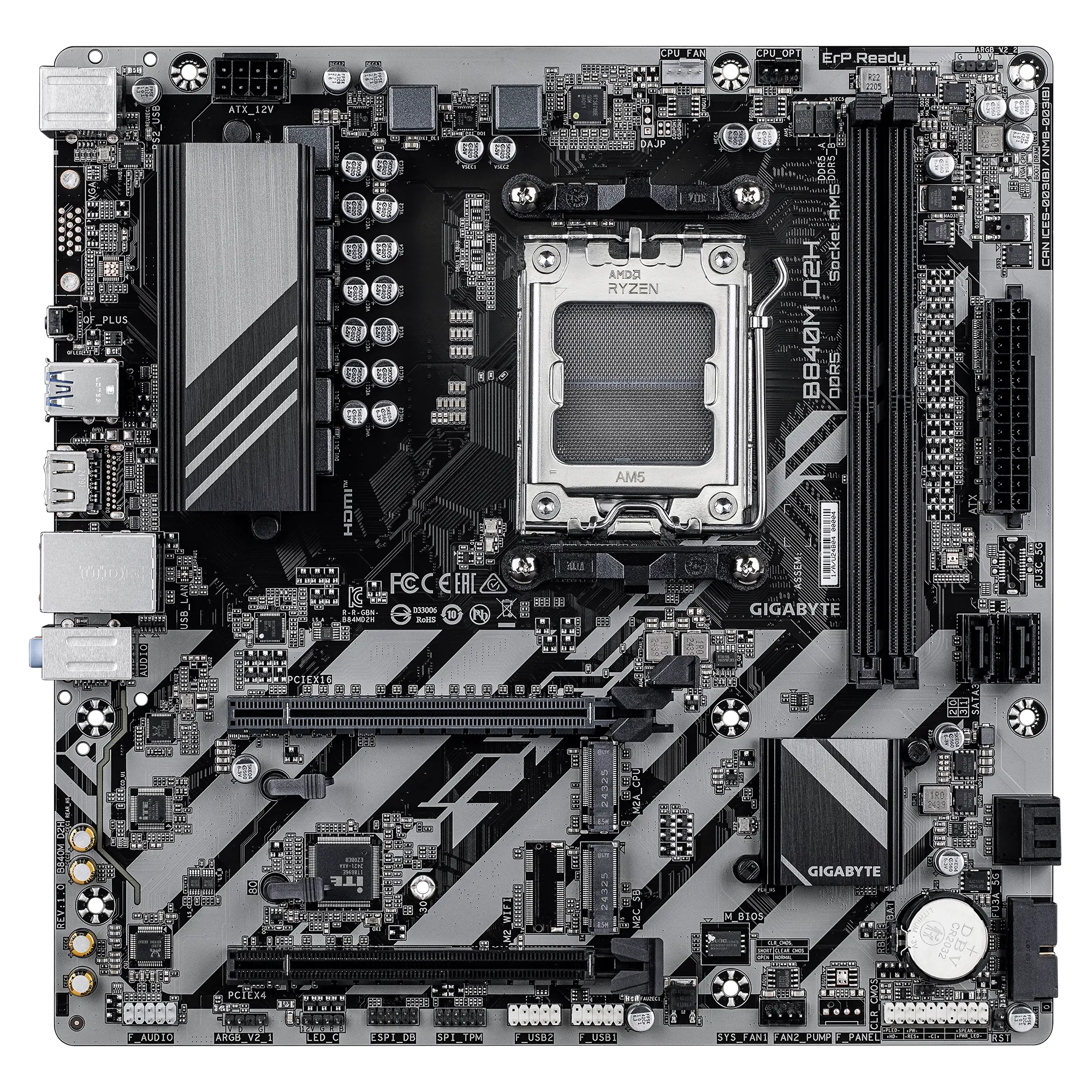 Placă de bază GIGABYTE B840M D2H socket AM5