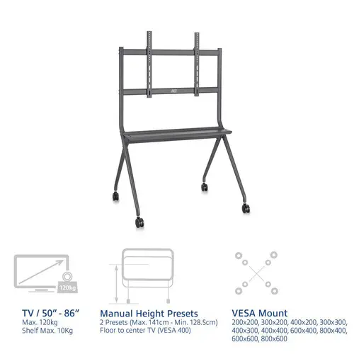 ACT Мобилна стойка  TV 50-86", до 120кг - image 1