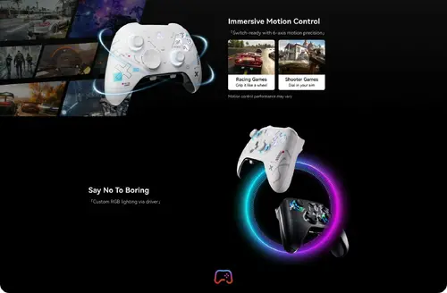 ATK геймпад Gamepad Set Battleaxe Pro - Hall Effect, Wireless, Bluetooth, 1000Hz - Black - image 5