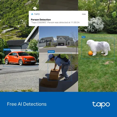 Камера TP-Link Tapo C560WS, Pan/Tilt Security ,4K,Wi-Fi,ден/нощ ,Micro SD,външна - image 5