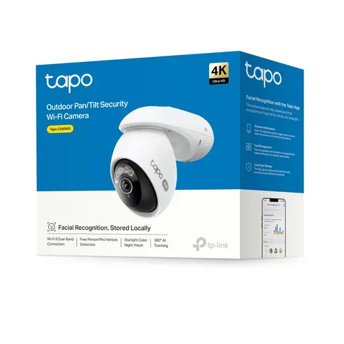 Камера TP-Link Tapo C560WS, Pan/Tilt Security ,4K,Wi-Fi,ден/нощ ,Micro SD,външна - image 9