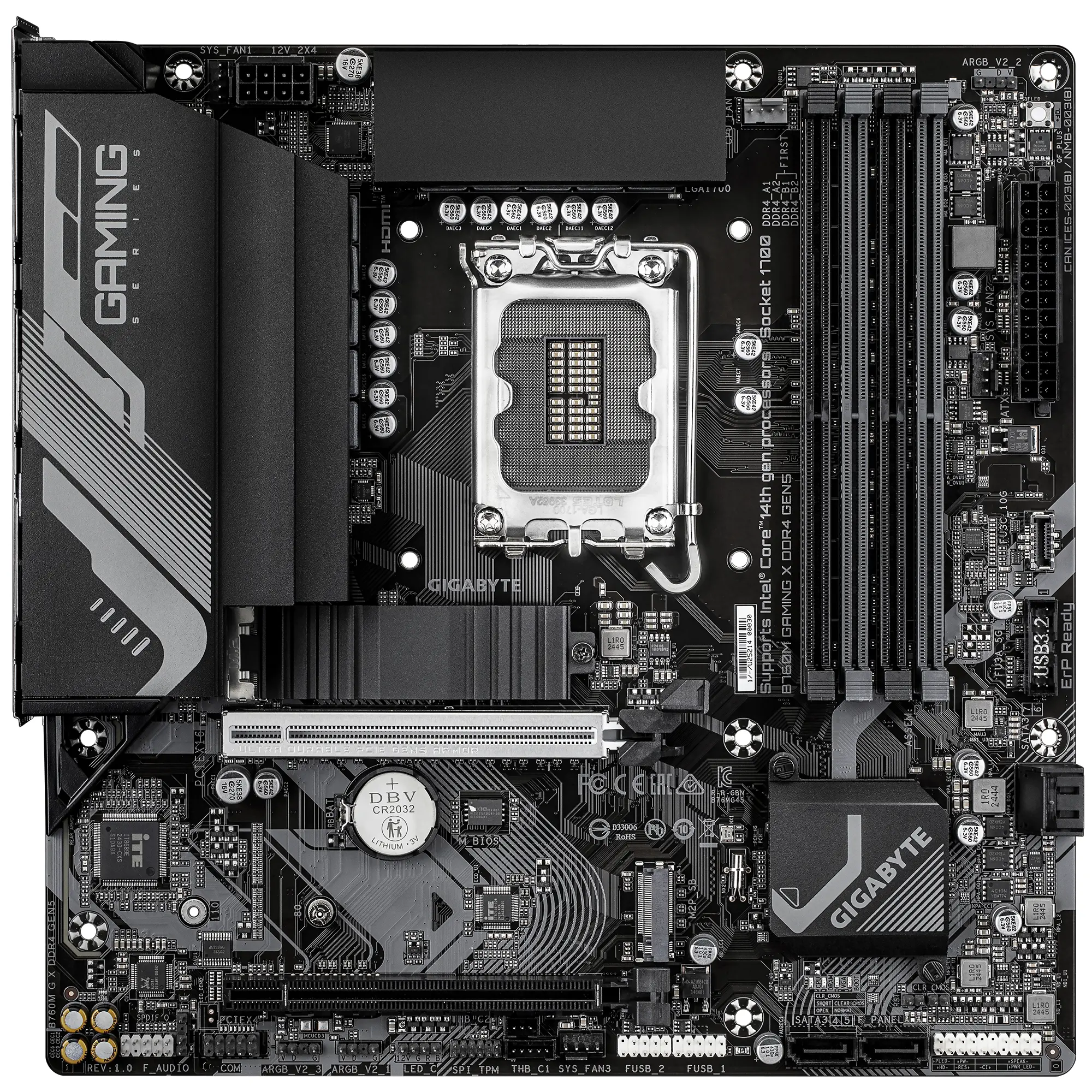 Дънна платка GIGABYTE B760M GAMING X DDR4 GEN5