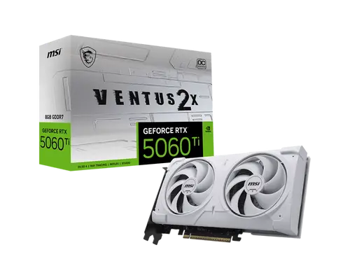 Placă video, MSI RTX5060TI 8 VEN 2X OC WHI+ - 5
