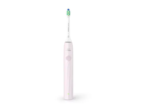 PHILIPS четка за зъби Sonicare 2100 series 2 степени на интензивност SmartTimer и Quadpacer розова