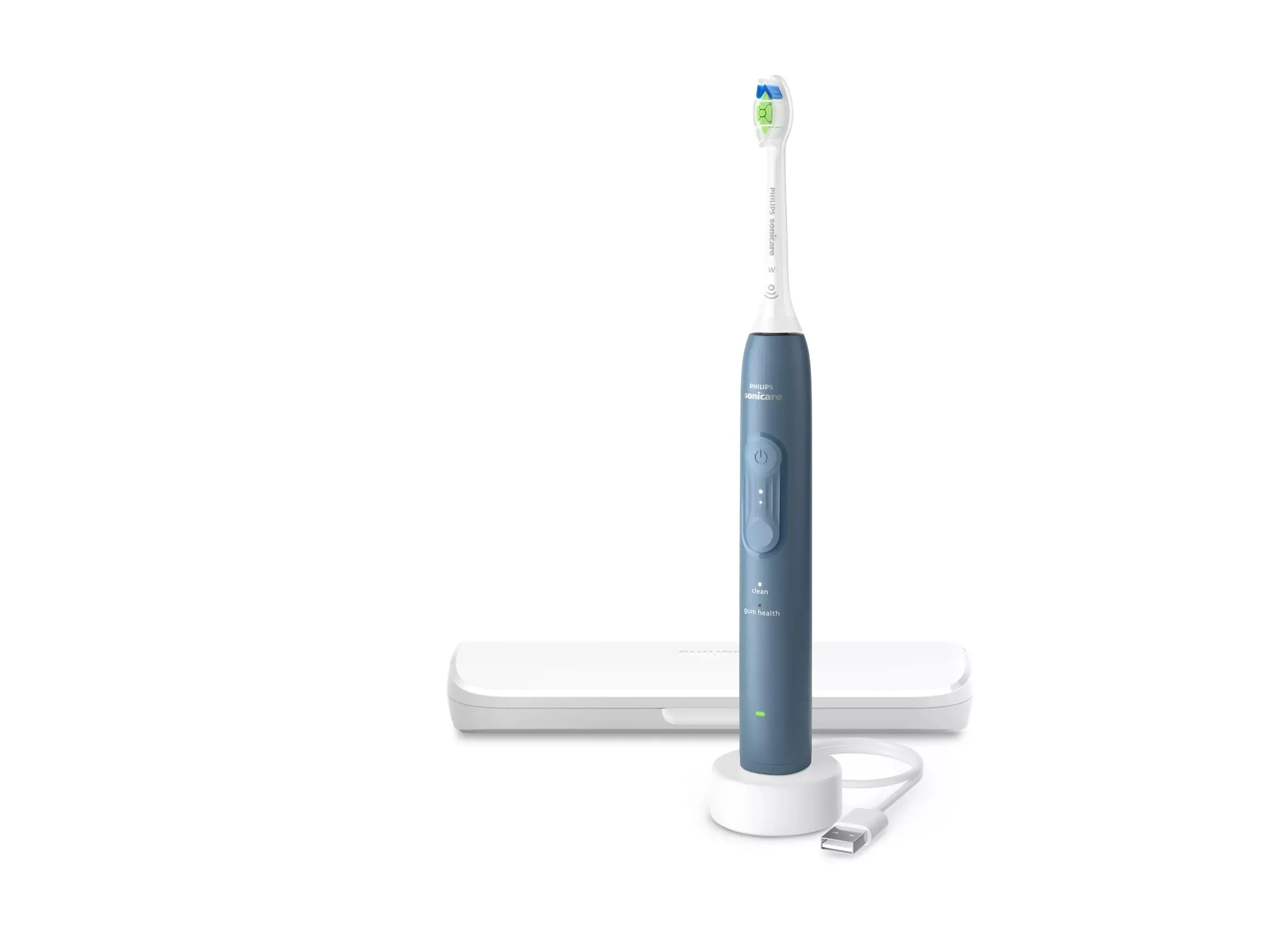 PHILIPS Sonicare Series 4100 4 настройки на почистване Сензор за натиск калъф за съхранение синя - image 1