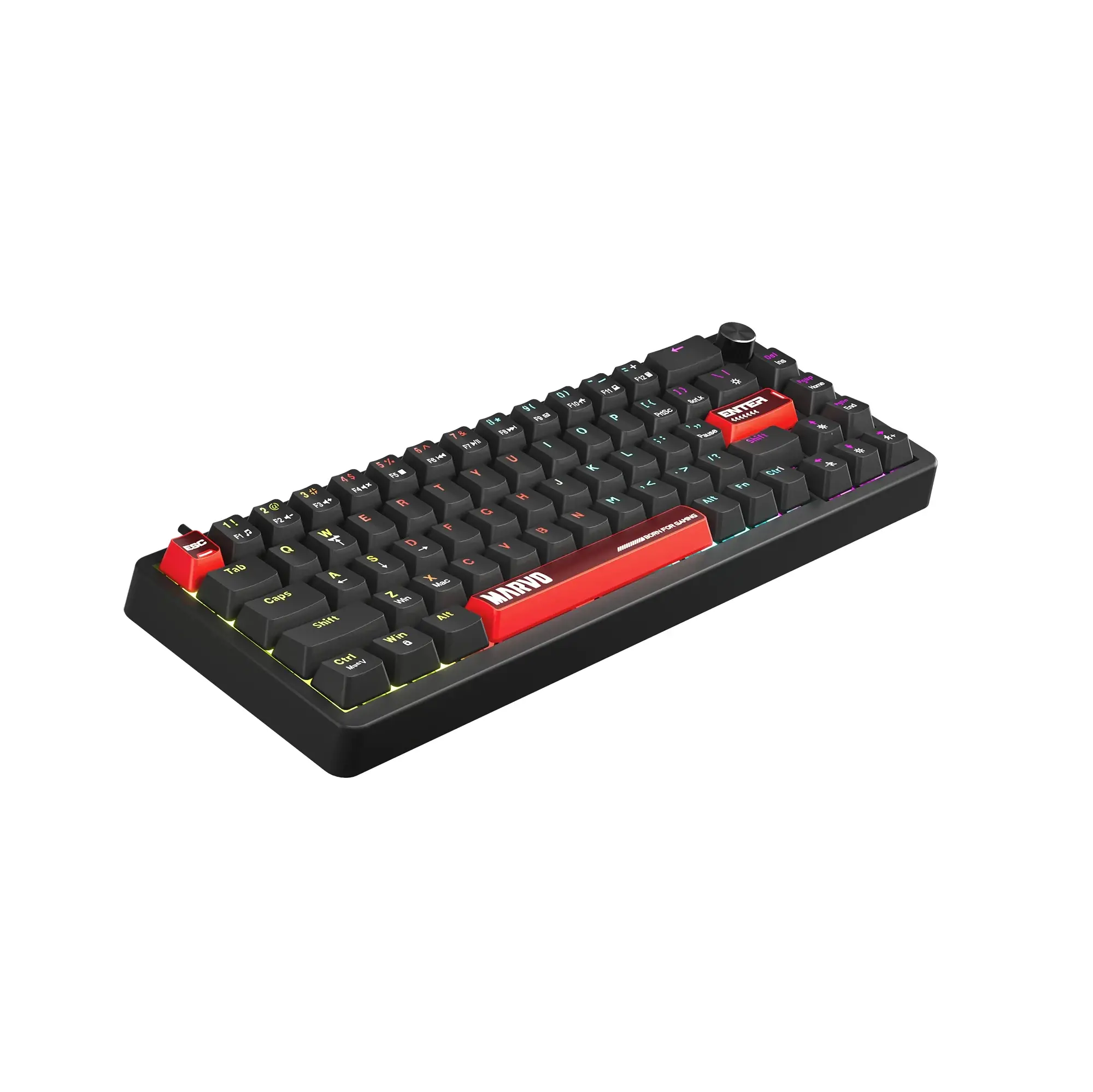 Marvo gaming μηχανικό πληκτρολόγιο Gaming Mechanical Keyboard Arma 67 KG935 - 1K, TNT Peach Switches [Linear], (English US) - image 4