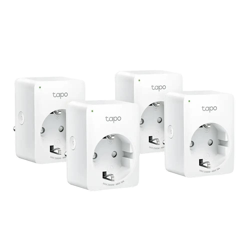 Управляем контакт TP-LINK Tapo P100(4-pack), Wi-Fi, 2300 W