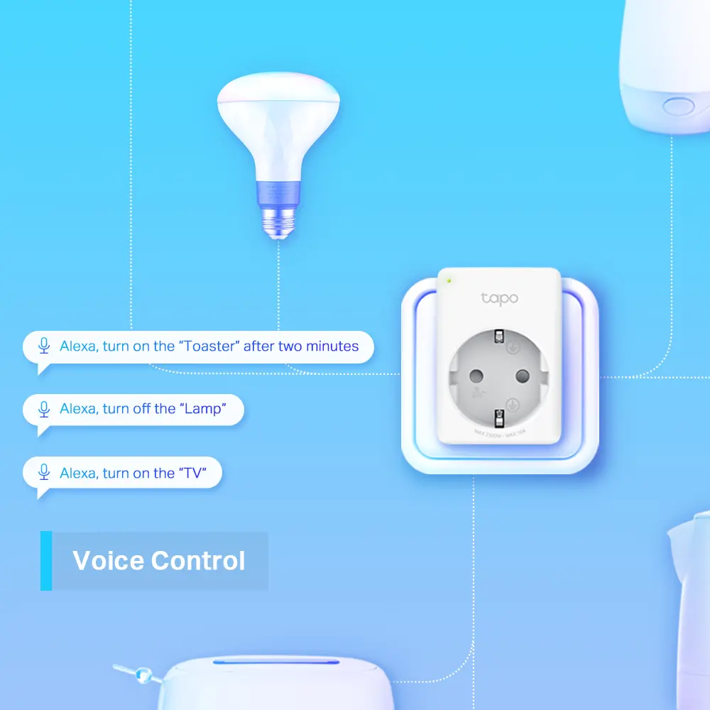 Управляем контакт TP-LINK Tapo P100(4-pack), Wi-Fi, 2300 W - image 5