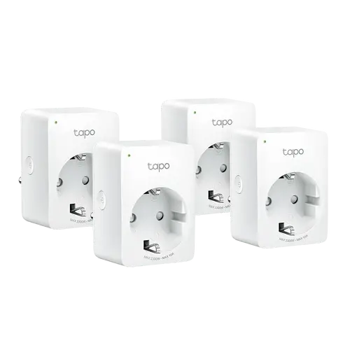 Управляем контакт TP-LINK Tapo P100(4-pack), Wi-Fi, 2300 W