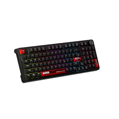 Marvo геймърска механична клавиатура Gaming Mechanical Keyboard Arma 98 KG937 - 1K, TNT Peach Switches [Linear], (English US) - image 2