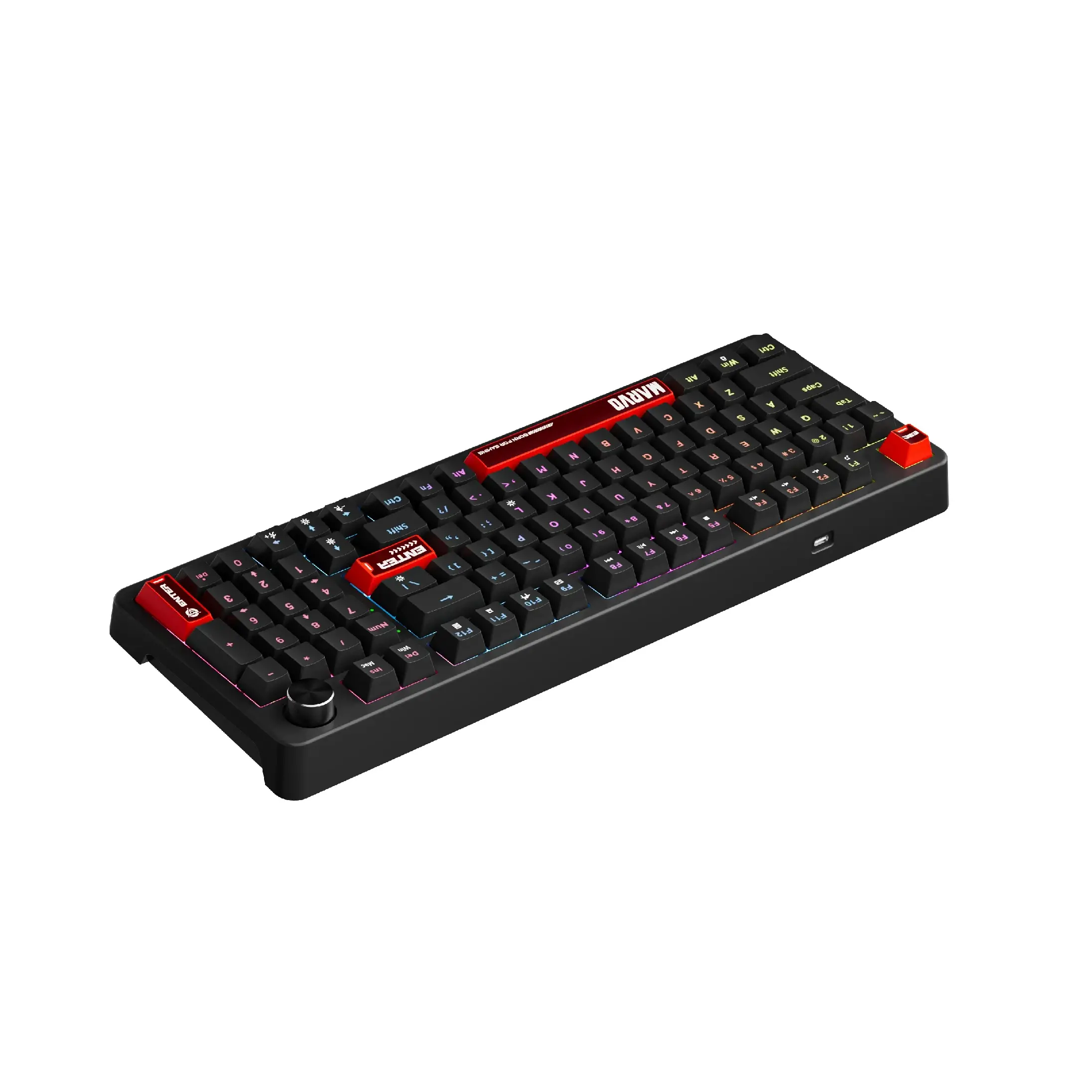 Marvo геймърска механична клавиатура Gaming Mechanical Keyboard Arma 98 KG937 - 1K, TNT Peach Switches [Linear], (English US) - image 7