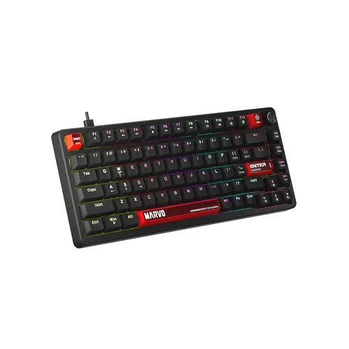 Marvo геймърска механична клавиатура Gaming Mechanical Keyboard Arma 82 KG936 - 1K, TNT Peach Switches [Linear], (English US) - image 2