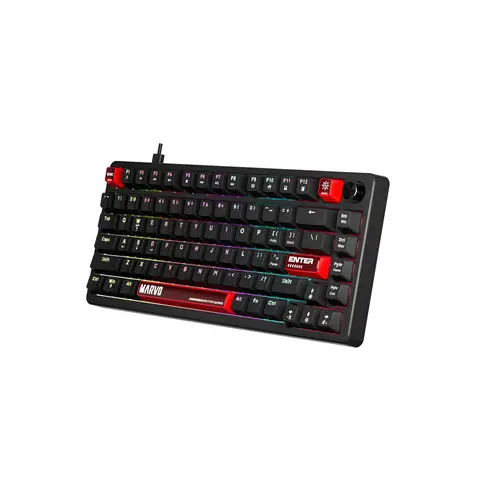 Marvo геймърска механична клавиатура Gaming Mechanical Keyboard Arma 82 KG936 - 1K, TNT Peach Switches [Linear], (English US) - image 3