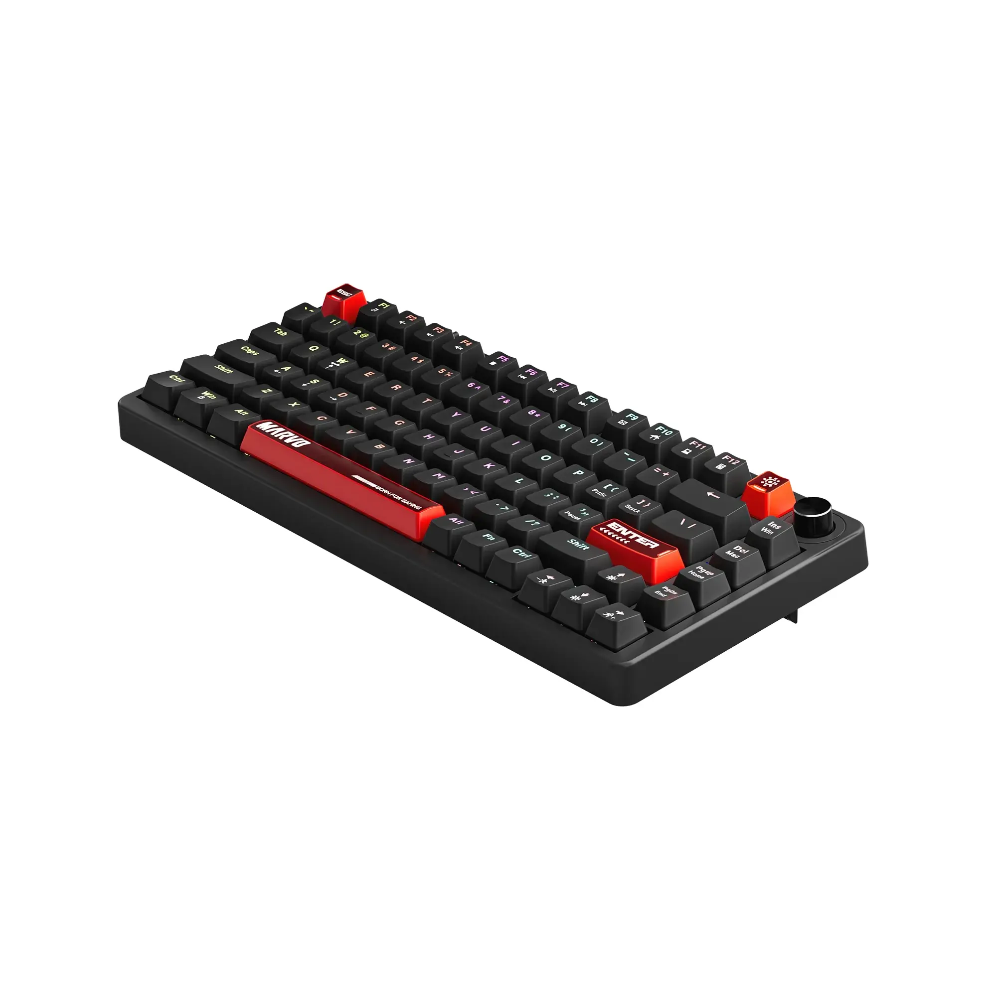 Marvo геймърска механична клавиатура Gaming Mechanical Keyboard Arma 82 KG936 - 1K, TNT Peach Switches [Linear], (English US) - image 5
