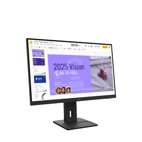 Монитор, Lenovo ThinkVision E27Q-40 27" IPS, WLED, 2560x1440, 16:9, 100Hz, 4ms, 350 cd/m2, 1500:1, Speakers 2Wx2, HDMI, DP, Tilt, Swivel, Pivot, Height Adjust Stand - image 1