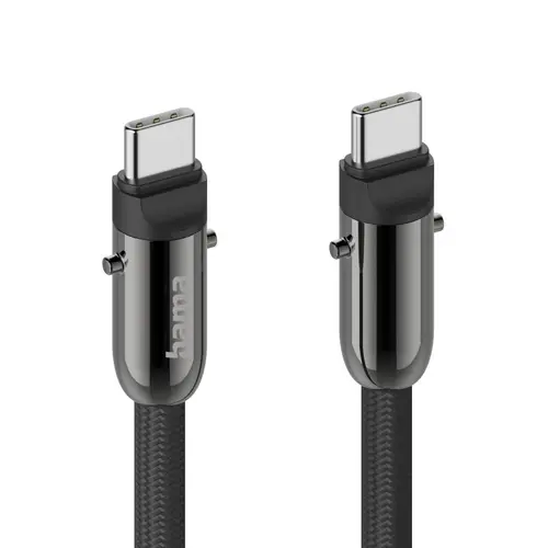 Hama Кабел за зареждане, USB-C, 2 в 1 с връзка за телефон, 1.2 m, черен - image 11