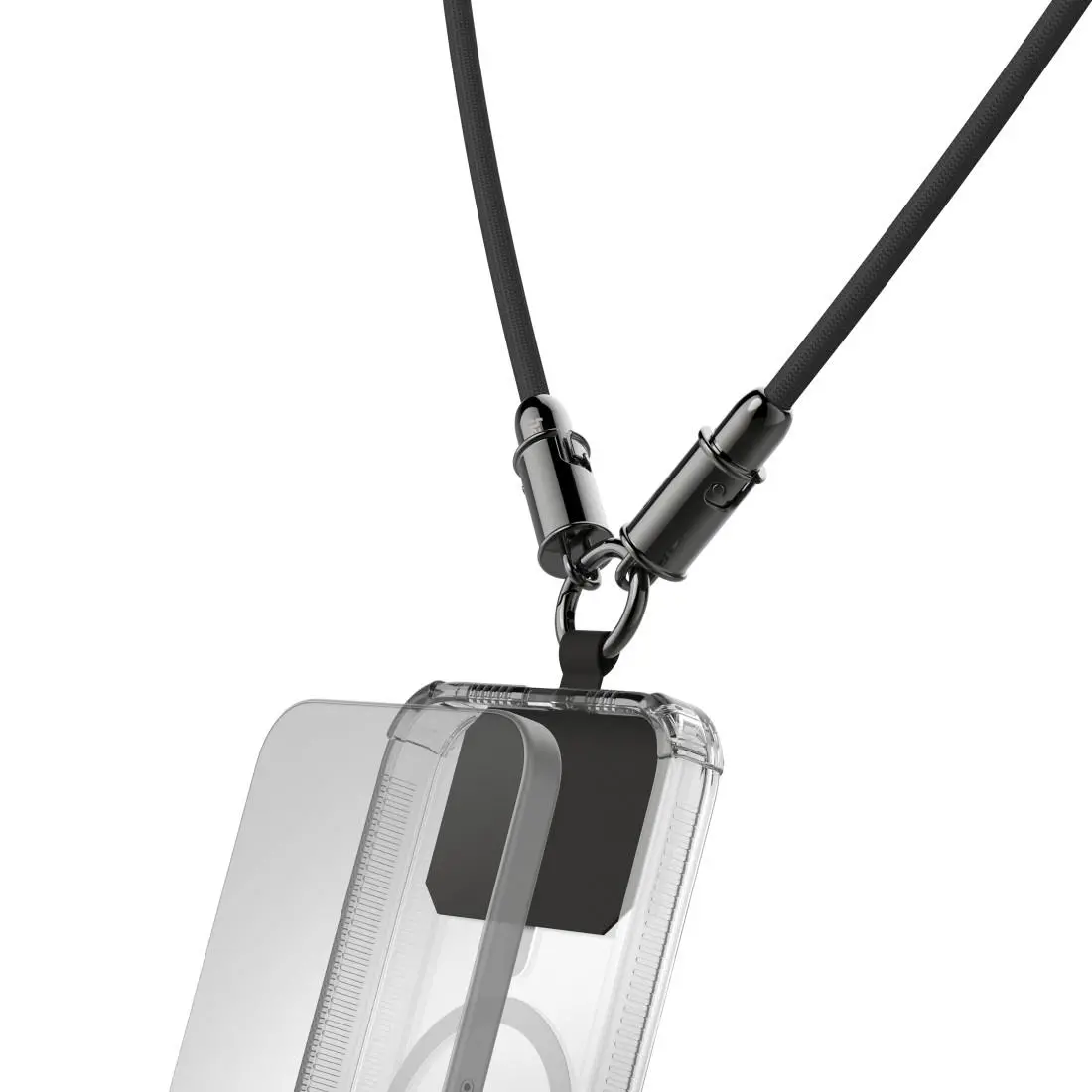 Hama Cablu de încărcare, USB-C, 2 în 1 cu conector pentru telefon, 1.2 m, negru - image 3