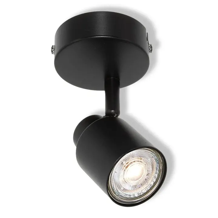 LED ОСВЕТИТЕЛНО ТЯЛО SPOT PRIMAL BLACK 1XGU10 ROUND BLACK LEDVANCE