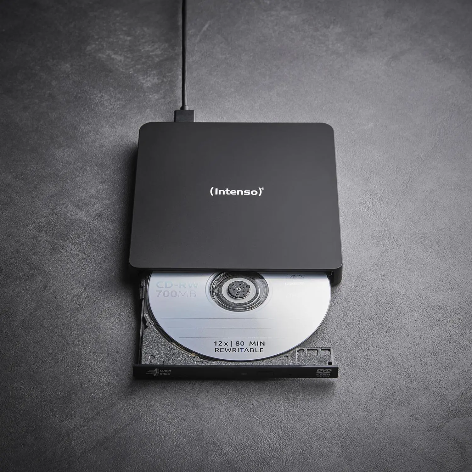 Записващо устройство Blu- ray Slim Intenso EOD500D,външно usb 3.2 черен цвят - image 1