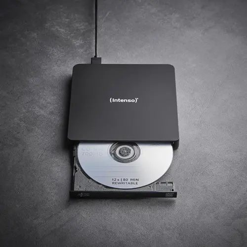 Εγγραφέας Blu-ray Slim Intenso EOD500D, εξωτερικός USB 3.2, μαύρο χρώμα - 2