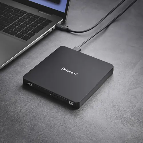 Εγγραφέας Blu-ray Slim Intenso EOD500D, εξωτερικός USB 3.2, μαύρο χρώμα - 3