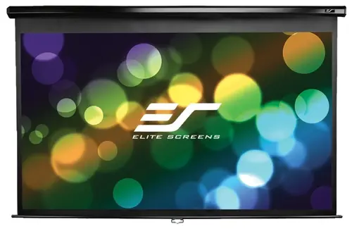 Екран, Elite Screen M120UWH2 Manual, 120" (16:9), 265.7 x 149.4 cm, Black