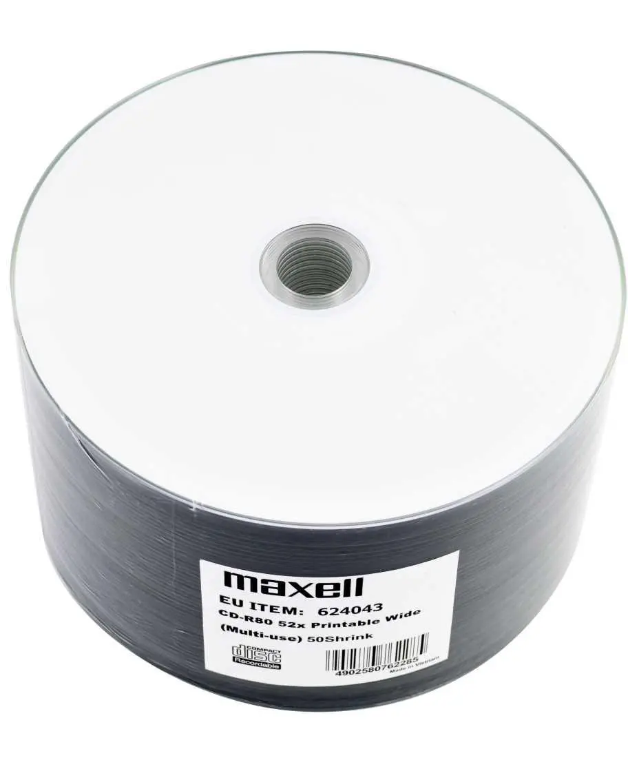 CD-R80 MAXELL 25 τεμ. PRINTABLE 52 speed cake box