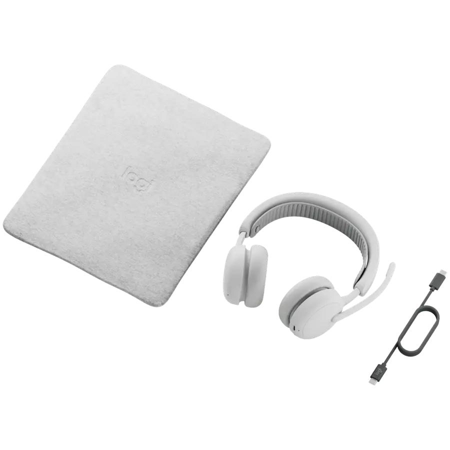 LOGITECH HEADSET - Zone Wireless 2 ES for B - OFF-WHITE - BT/CORDED - EMEA28i-935 - A00197,TEAMS - image 3