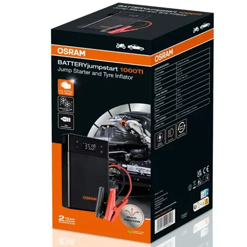 СТАРТЕР С ПОМПА И ФЕНЕР 5IN1 OJS020TI BATTERY START+INFLATE 1000TI  OSRAM - image 5