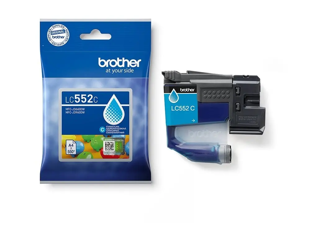 Консуматив, Brother LC-552 Cyan Ink Cartridge