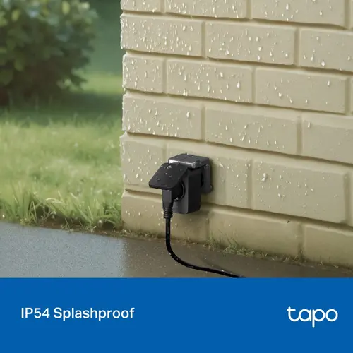 Priză inteligentă TP-LINK Tapo P410M, Wi-Fi, 3680W, IP54, de exterior - 6