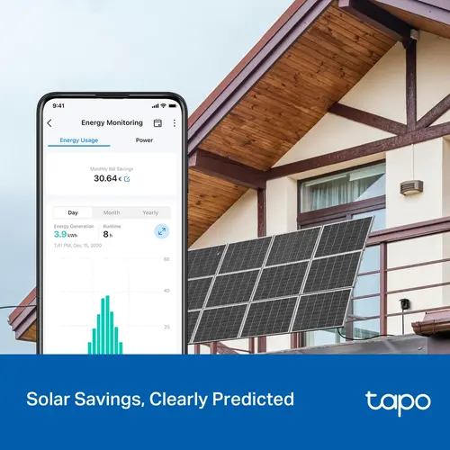 Управляем контакт TP-LINK Tapo P410M, Wi-Fi, 3680W, IP54, външен - image 6