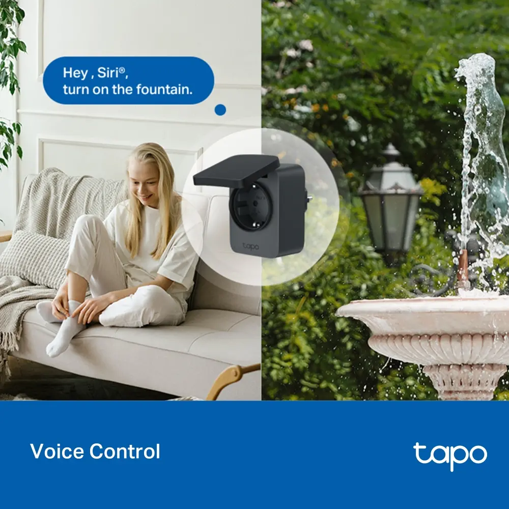 Έξυπνη πρίζα TP-LINK Tapo P410M, Wi-Fi, 3680W, IP54, εξωτερικού χώρου - image 8